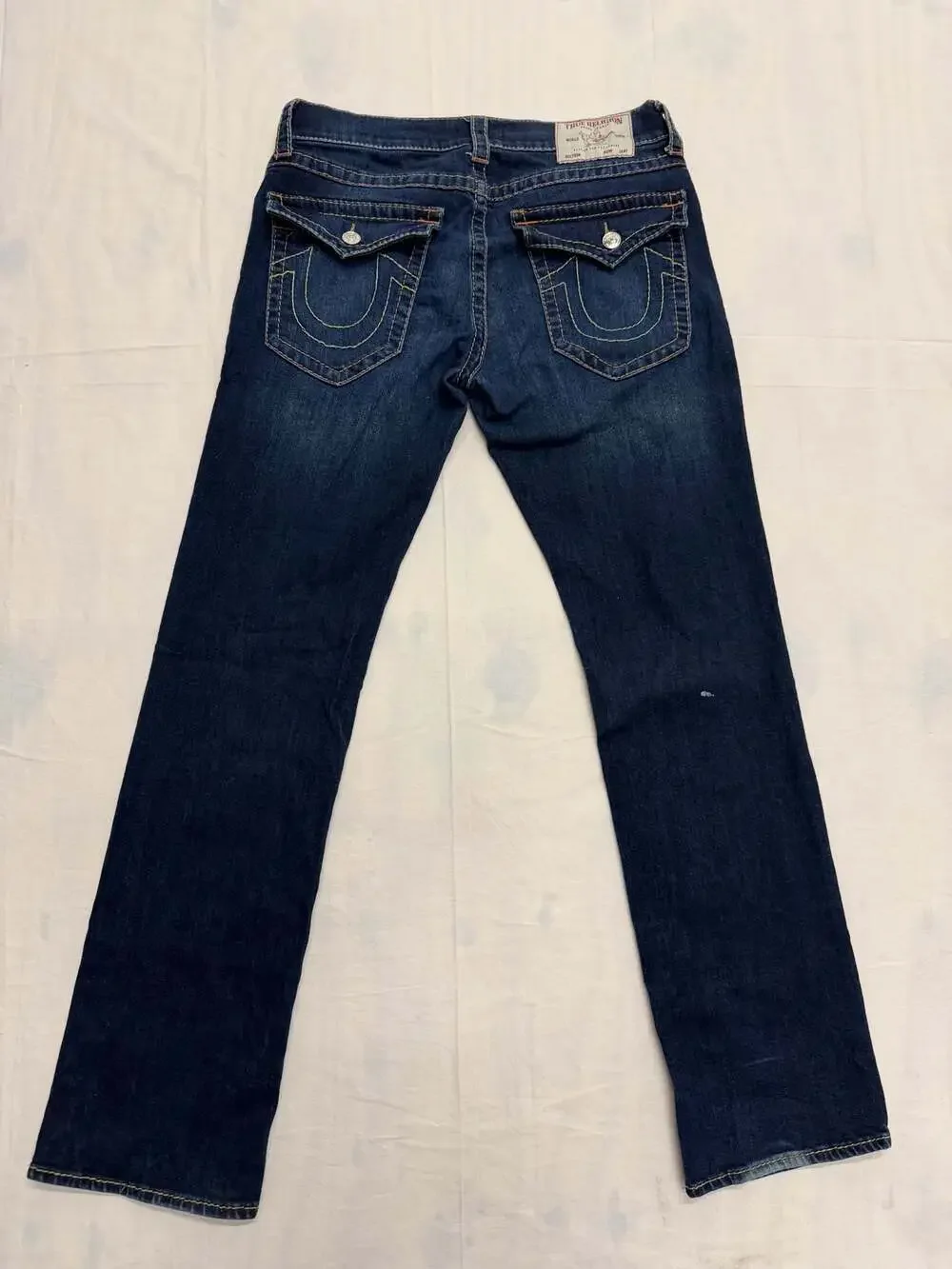 True Religion Ricky Relaxed Straight Jeans Size 33